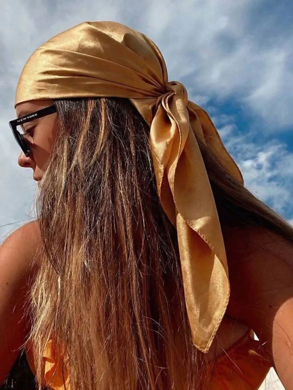 Gold Headscarf S139